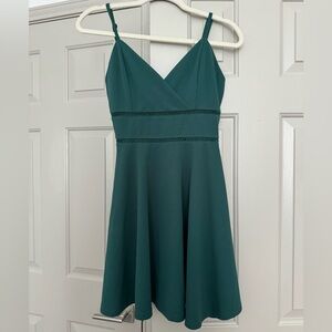 Brand New Francesca’s Green Skater Dress